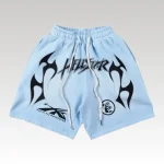 Shorts Hoodie Hellstar Sky Blue - Drip Slum