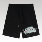 Shorts Louis Vuitton Black Splash Logo - Drip Slum