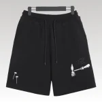 Shorts Louis Vuitton LV Black Embroidered Tools - Drip Slum