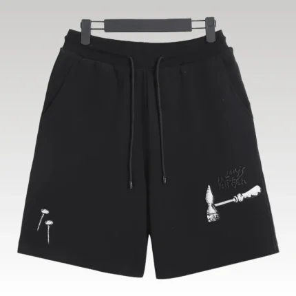 Shorts Louis Vuitton LV Black Embroidered Tools - Drip Slum