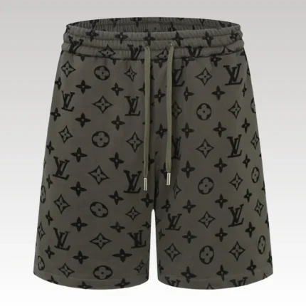 Shorts Louis Vuitton Monogram Olive Green - Drip Slum