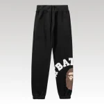 Sweatpants BAPE Ape Head Black BP40 - Drip Slum