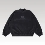 Sweatshirt Balenciaga Logo Black BL069 - Drip Slum