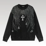 Sweatshirt Chrome Hearts Rhinestone Graphic CH048 - Drip Slum