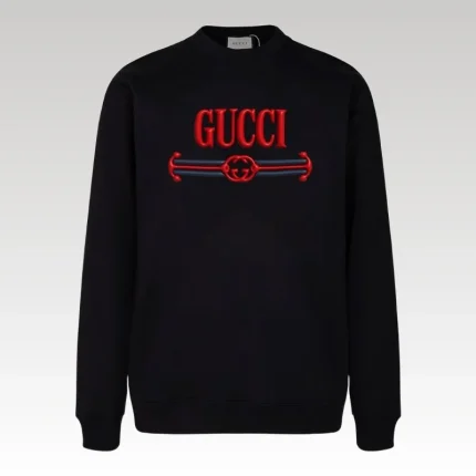 Sweatshirt Gucci GG Logo Black GC020 - Drip Slum