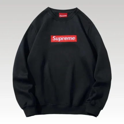 Sweatshirt Supreme Box Logo Black SP010 - Drip Slum