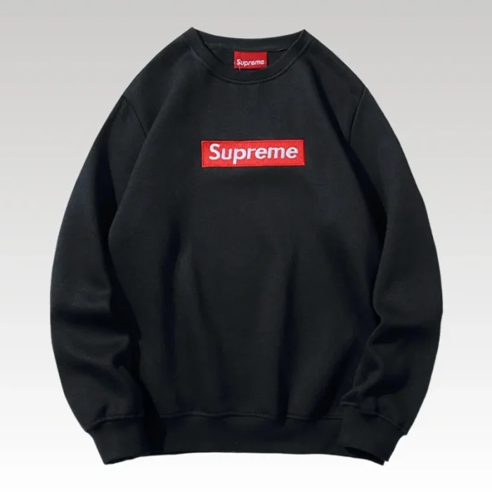 Sweatshirt Supreme Box Logo Black SP010 - Drip Slum
