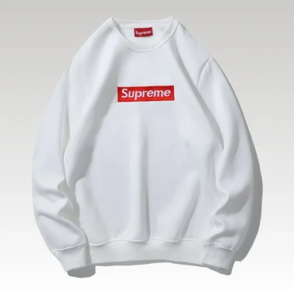 Sweatshirt Supreme Box Logo White SP011 - Drip Slum