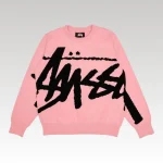 Sweatshit Stussy Pink STY014 - Drip Slum