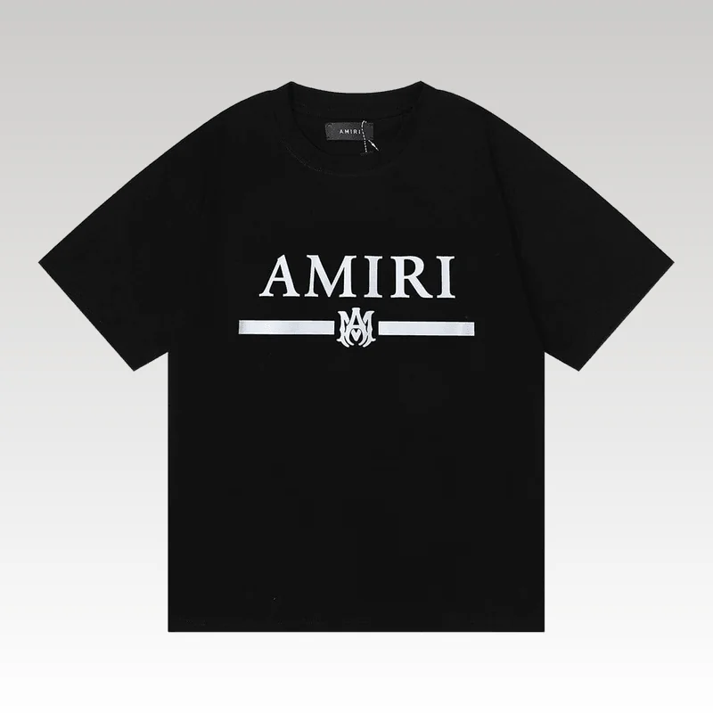 T-shirt Amiri Bar Logo Black - Drip Slum