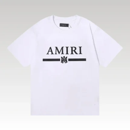 T-shirt Amiri Bar Logo White - Drip Slum