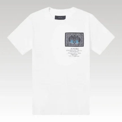 T-shirt Amiri Ma Bandana White - Drip Slum