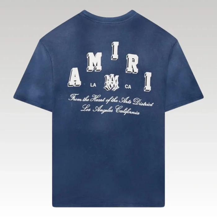 T-shirt Amiri Vintage Collegiate Blue - Drip Slum