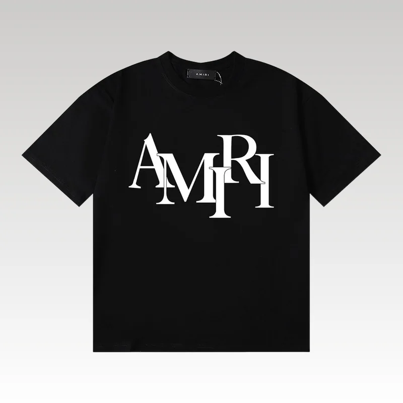 T-shirt Amiri With Logo Print AM022 - Drip Slum