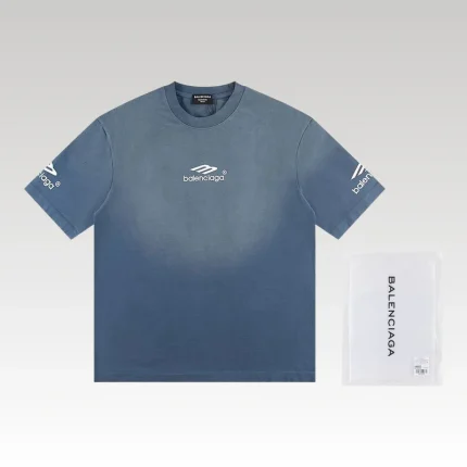 T-shirt Balenciaga Blue BL165 - Drip Slum