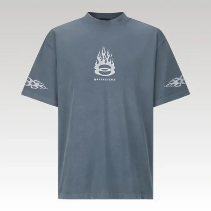 T-shirt Balenciaga Graffiti Black Oversized BL024 - Drip Slum