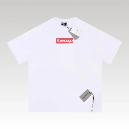 T-shirt Balenciaga Logo White Edition BL067 - Drip Slum
