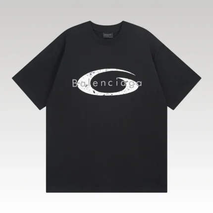 T-shirt Balenciaga Oversized Black For Men BL137 - Drip Slum