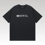 T-shirt Balenciaga Oversized Embroidery Since 1917 BL132 - Drip Slum