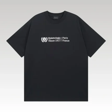 T-shirt Balenciaga Oversized Embroidery Since 1917 BL132 - Drip Slum