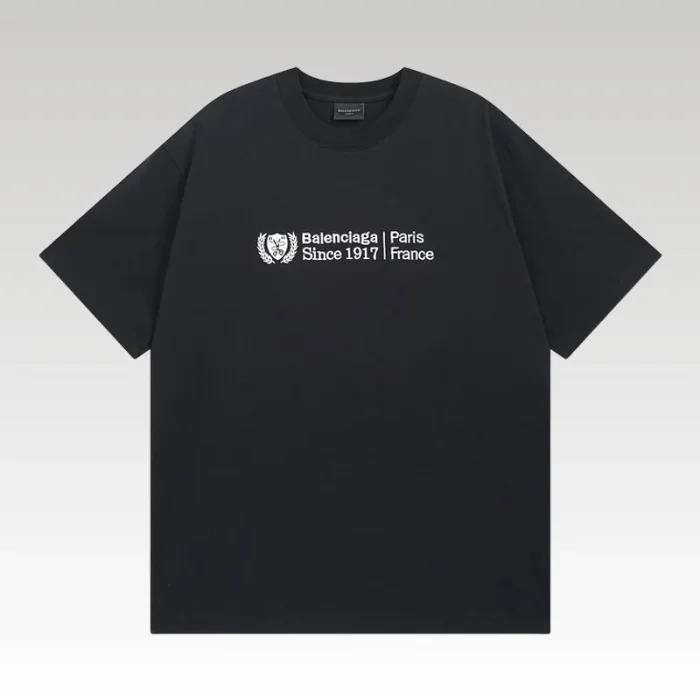 T-shirt Balenciaga Oversized Embroidery Since 1917 BL132 - Drip Slum