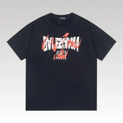 T-shirt Balenciaga Paris Graphic BL079 - Drip Slum