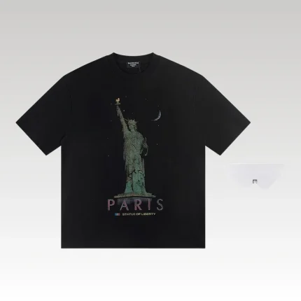 T-shirt Balenciaga Paris Statue Of Liberty BL171 - Drip Slum