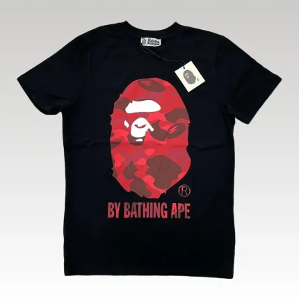 T-Shirt BAPE by Bathing Ape Black/Red - Drip Slum