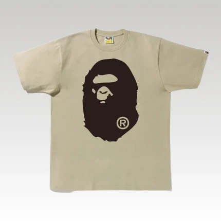 T-shirt BAPE Classic Ape Head Khaki BP075 - Drip Slum