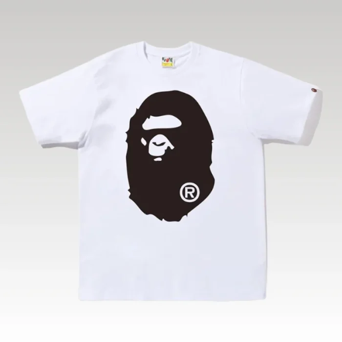 T-shirt BAPE Classic Ape Head White BP076 - Drip Slum