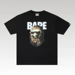 T-shirt BAPE Gorilla Head Black BP013 - Drip Slum
