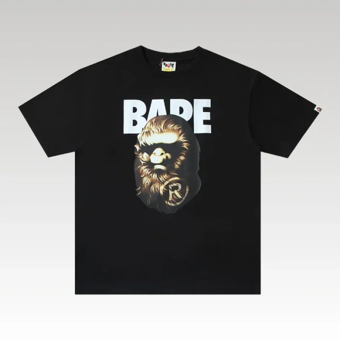 T-shirt BAPE Gorilla Head Black BP013 - Drip Slum