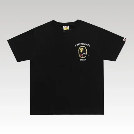 T-shirt BAPE Japan Map Embroidery Black BP010 - Drip Slum