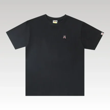 T-shirt BAPE Shark Embroidery Black BP012 - Drip Slum