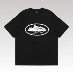 T-shirt Corteiz Alcatraz Black - Drip Slum