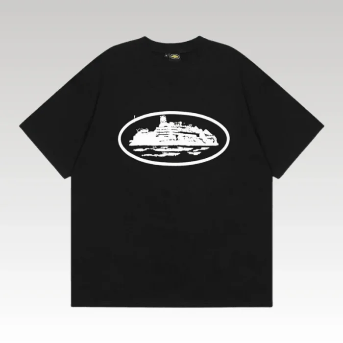 T-shirt Corteiz Alcatraz Black - Drip Slum