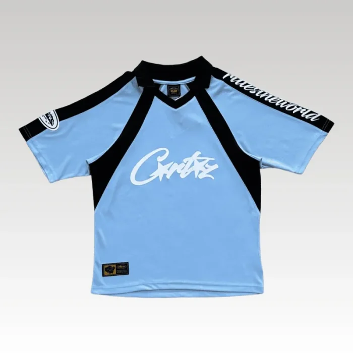 T-Shirt Corteiz Alcatraz Football Blue CZ027 - Drip Slum