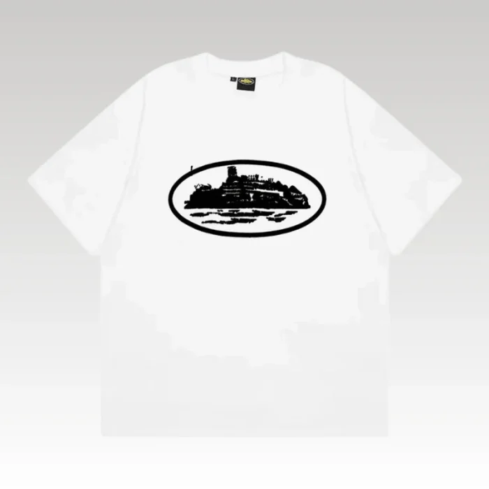 T-shirt Corteiz Alcatraz White - Drip Slum