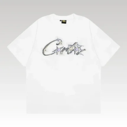 T-shirt Corteiz Chrome Allstarz White - Drip Slum