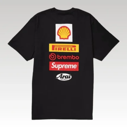 T-shirt Ducati Supreme Ducati Logo Black SP075 - Drip Slum