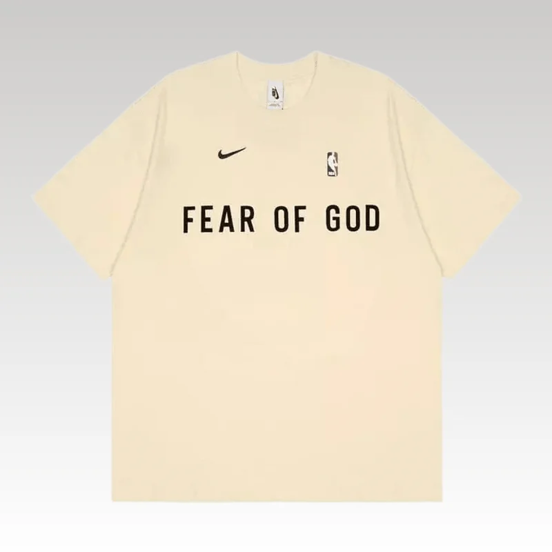 T-shirt Fear Of God x Nike Warm Up Sail - Drip Slum