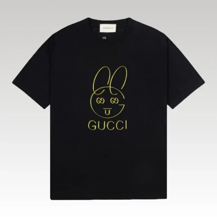 T-shirt Gucci Bunny Black GC074 - Drip Slum