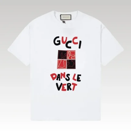 T-shirt Gucci Dans Le Vert White GC073 - Drip Slum
