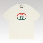 T-shirt Gucci Double G Logo White GC045 - Drip Slum