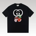 T-shirt Gucci GG Cherry Black GC031 - Drip Slum