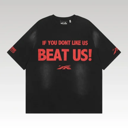 T-shirt Hellstar Hellstar Beat Us! Black - Drip Slum