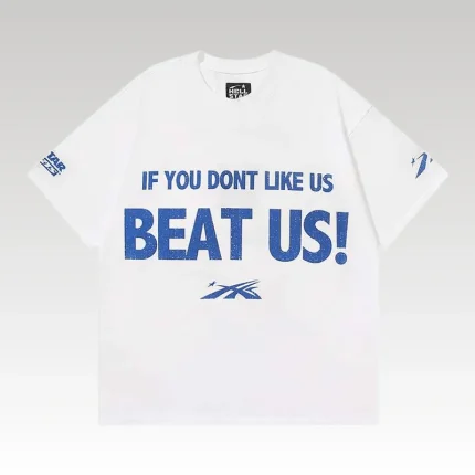 T-shirt Hellstar Hellstar Beat Us! White - Drip Slum