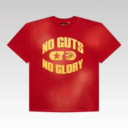 T-shirt Hellstar No Guts No Glory Red - Drip Slum