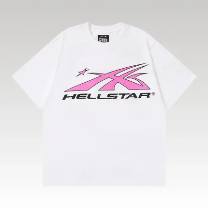 T-shirt Hellstar Sport Logo White - Drip Slum