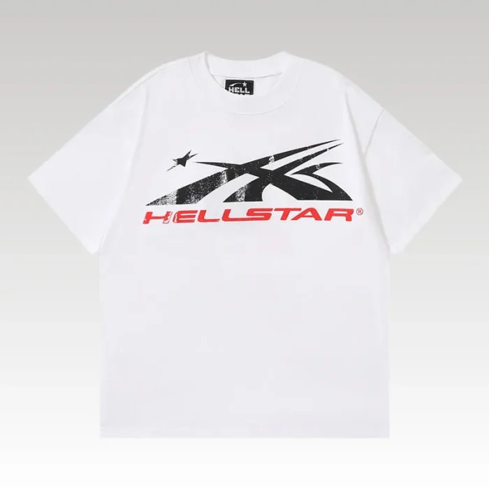 T-shirt Hellstar Sport Logo White - Drip Slum